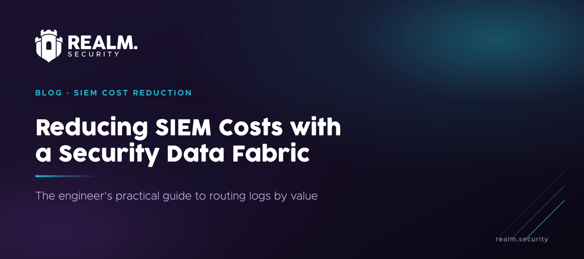 Reducing SIEM costs with a security data fabric - a practical guide to log volume management and routing telemetry to the right destination