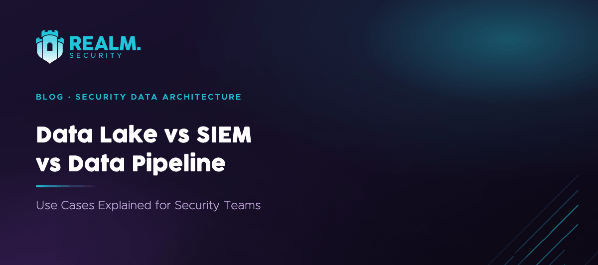 security data lake vs SIEM