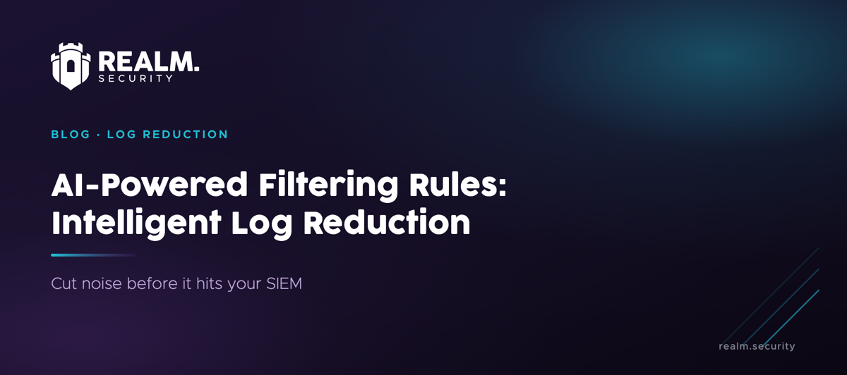 AI-Powered Filtering Rules: Intelligent Log Reduction for Security Teams